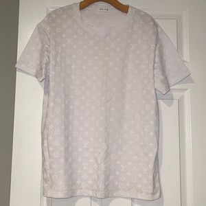Unisex Louis Vuitton white shirt , with Lv’s all over , brand new